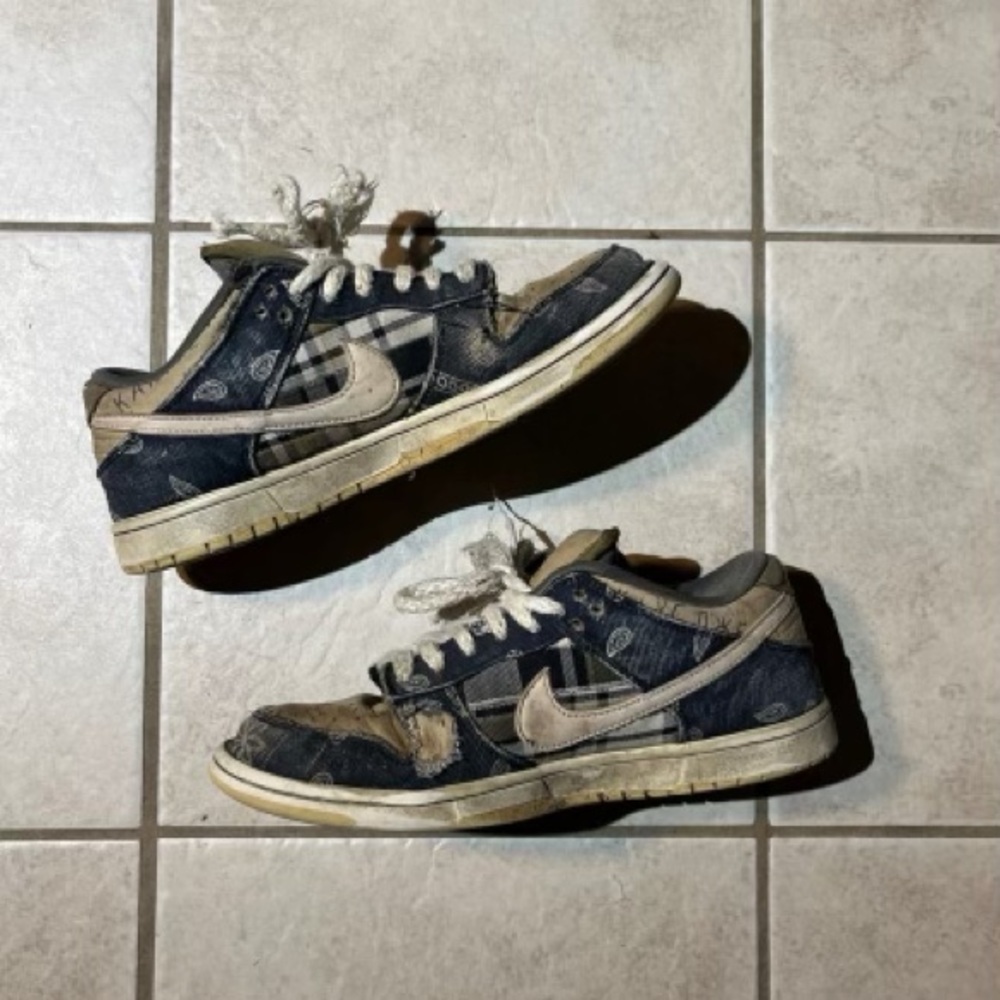 Nike Dunk Low Sneakers in Black and White